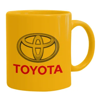 Toyota, Κούπα, κεραμική κίτρινη, 330ml