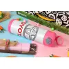 Easter candle, Childrens hot water bottle, stainless steel, with safety straw, PINK (500ml)