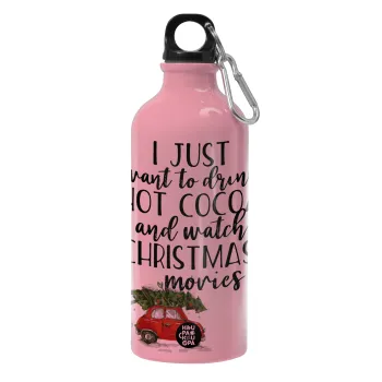 I just want to drink hot cocoa and watch christmas movies mini cooper, Παγούρι νερού 600ml