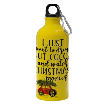 I just want to drink hot cocoa and watch christmas movies mini cooper, Water bottle 600ml