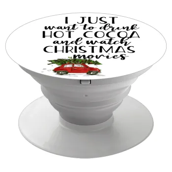 I just want to drink hot cocoa and watch christmas movies mini cooper, Phone Holders Stand  Λευκό Βάση Στήριξης Κινητού στο Χέρι