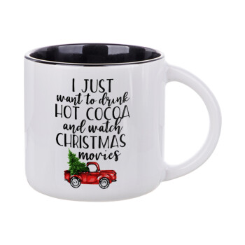 I just want to drink hot cocoa and watch christmas movies pickup car, Κούπα κεραμική 400ml