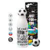 Soccer Metal mug thermos, double wall, 550ml