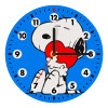Snoopy, Ρολόι τοίχου ξύλινο (20cm)