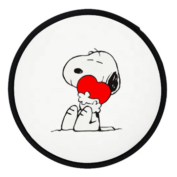 Snoopy, Βεντάλια υφασμάτινη αναδιπλούμενη με θήκη (20cm)