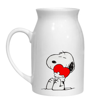 Snoopy, Κανάτα Γάλακτος, 450ml (1 τεμάχιο)