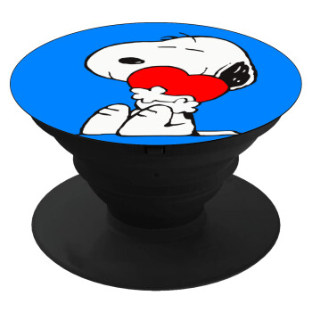 Snoopy, Phone Holders Stand  Μαύρο Βάση Στήριξης Κινητού στο Χέρι