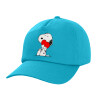 Adult Baseball Cap, 100% Cotton, Blue (COTTON, ADULT, UNISEX, ONE SIZE)