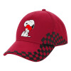 Adult Cap RACING Ultimate Red/Black, (100% COTTON DRILL, ADULT, UNISEX, ONE SIZE ADULT)