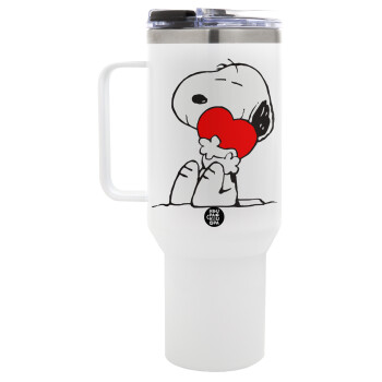 Snoopy, Mega Stainless steel Tumbler with lid, double wall 1,2L