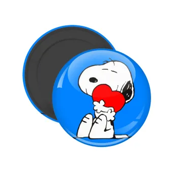 Snoopy, Μαγνητάκι ψυγείου στρογγυλό διάστασης 5cm