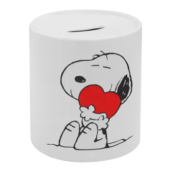 Snoopy, Κουμπαράς πορσελάνης με τάπα