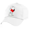 5-Panel Cap White, 100% Cotton (Twill), (UNISEX, ONE SIZE)