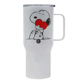 Snoopy, Tumbler με καπάκι, διπλού τοιχώματος (θερμό) 750L