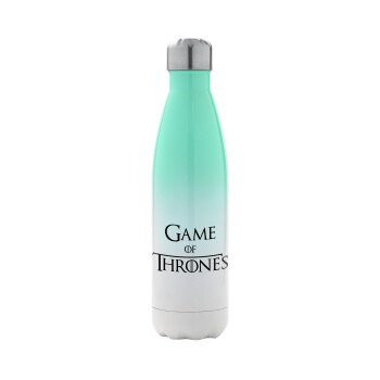 Game of Thrones, Metal mug thermos Green/White (Stainless steel), double wall, 500ml