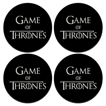 Game of Thrones, SET of 4 round wooden coasters (9cm)