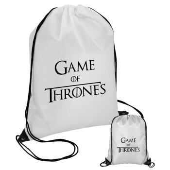 Game of Thrones, Τσάντα πουγκί με μαύρα κορδόνια (1 τεμάχιο)