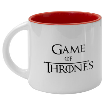 Game of Thrones, Κούπα κεραμική 400ml Λευκή/Κόκκινη