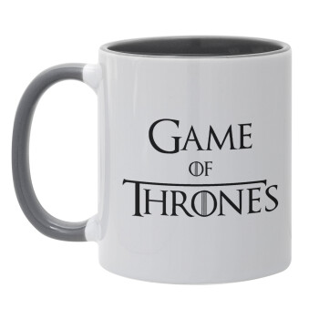 Game of Thrones, Κούπα χρωματιστή γκρι, κεραμική, 330ml