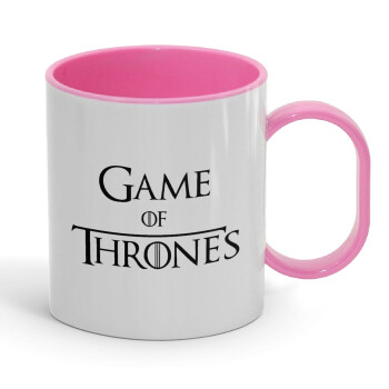 Game of Thrones, Κούπα (πλαστική) (BPA-FREE) Polymer Ροζ για παιδιά, 330ml