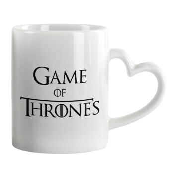 Game of Thrones, Mug heart handle, ceramic, 330ml