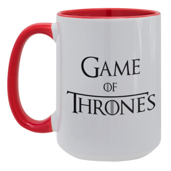 Game of Thrones, Κούπα Mega 15oz, κεραμική Κόκκινη, 450ml