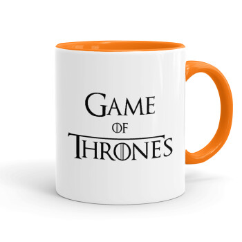 Game of Thrones, Κούπα χρωματιστή πορτοκαλί, κεραμική, 330ml