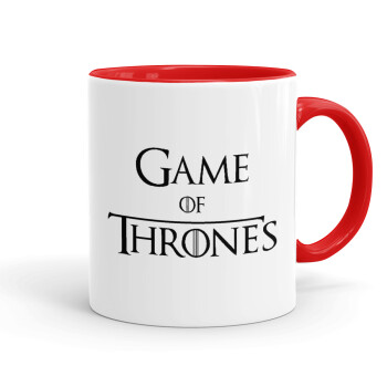 Game of Thrones, Κούπα χρωματιστή κόκκινη, κεραμική, 330ml