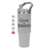 GREY color, 890ml (30oz) stainless Steel Tumbler with Handle