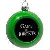 Green Christmas tree ornament bauble 8cm