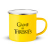 Yellow Enamel Metallic Cup 360ml