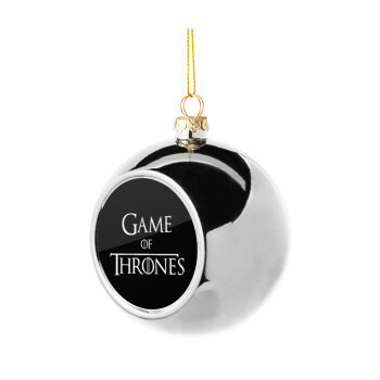 Game of Thrones, Χριστουγεννιάτικη μπάλα δένδρου Ασημένια 8cm