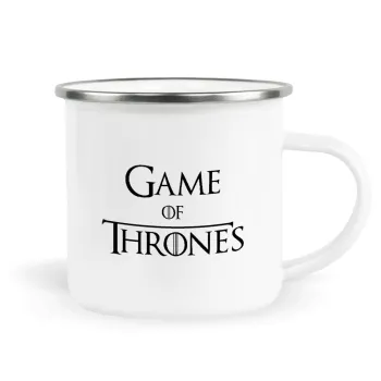 Game of Thrones, Metallic enamel cup white 360ml