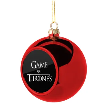 Game of Thrones, Christmas tree ball Red 8cm