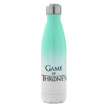Game of Thrones, Metal mug thermos Green/White (Stainless steel), double wall, 500ml