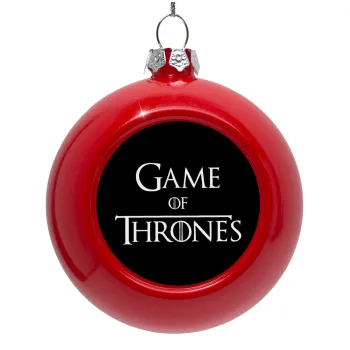 Game of Thrones, Στολίδι Χριστουγεννιάτικη μπάλα δένδρου Κόκκινη 8cm