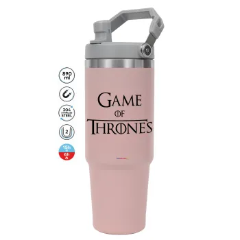 Game of Thrones, ΡΟΖ χρώματος Θερμός Ανοξείδωτο 890ml (30oz) με χερούλι