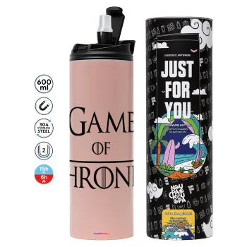 Game of Thrones, Tumbler stainless steel PINK 600ml