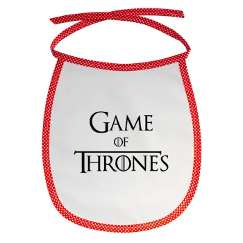 Game of Thrones, Σαλιάρα μωρού αλέκιαστη με κορδόνι Κόκκινη