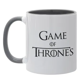 Game of Thrones, Κούπα χρωματιστή γκρι, κεραμική, 330ml