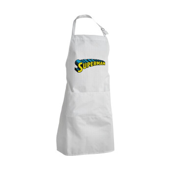 Superman vintage, Adult Chef Apron (with sliders and 2 pockets)