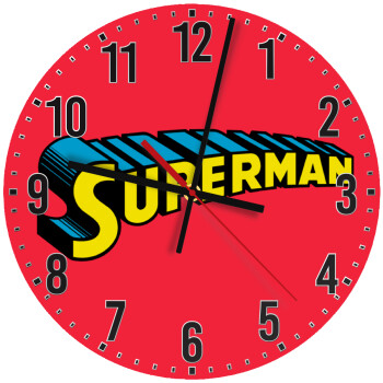 Superman vintage, Ρολόι τοίχου ξύλινο (30cm)