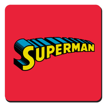 Superman vintage, Τετράγωνο μαγνητάκι ξύλινο 9x9cm