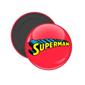 Superman vintage, Μαγνητάκι ψυγείου στρογγυλό διάστασης 5cm