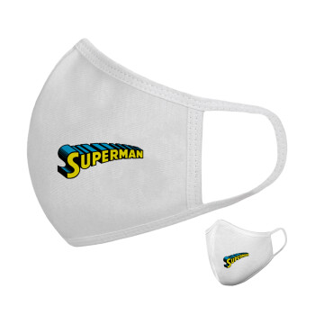Superman vintage, Μάσκα υφασμάτινη υψηλής άνεσης παιδική (Δώρο πλαστική θήκη)
