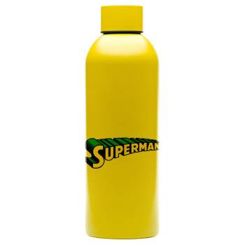 Superman vintage, Μεταλλικό παγούρι νερού, 304 Stainless Steel 800ml