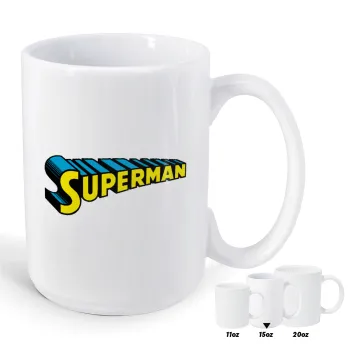 Superman vintage, Κούπα Mega, κεραμική, 450ml