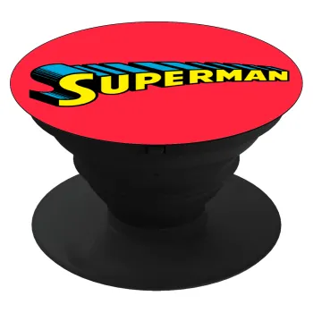 Superman vintage, Phone Holders Stand  Black Hand-held Mobile Phone Holder