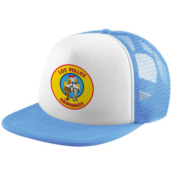 Los Pollos Hermanos, Καπέλο Soft Trucker με Δίχτυ Γαλάζιο/Λευκό