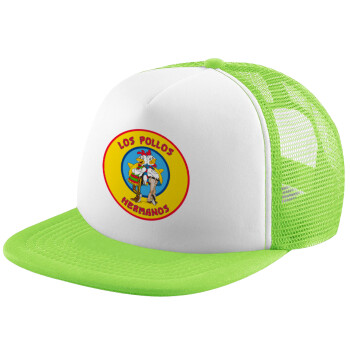 Los Pollos Hermanos, Καπέλο Soft Trucker με Δίχτυ Πράσινο/Λευκό